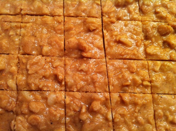 Snickers efter en tur i fryseren