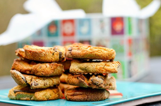 Cookies med nødder og chokolade (uden sukker og gluten)-4