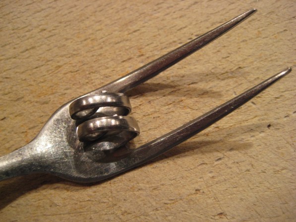 Vores hjemmelavede konfektgaffel Vores hjemmelavede konfektgaffel