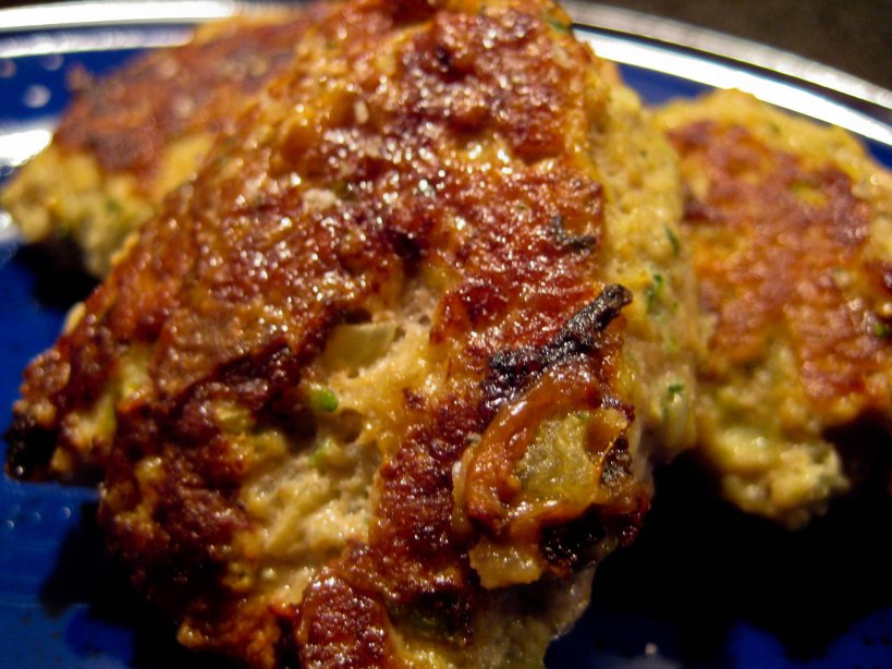 Fiberrige frikadeller med squash og hvidløg