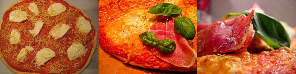 Pizza prosciutto