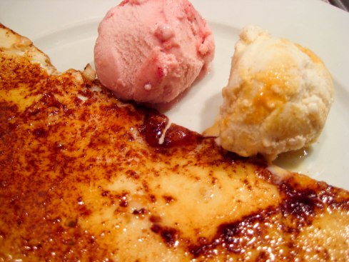 Pandekage med proteiner og is for 100 kcal