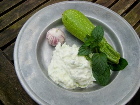 Squash tzatziki