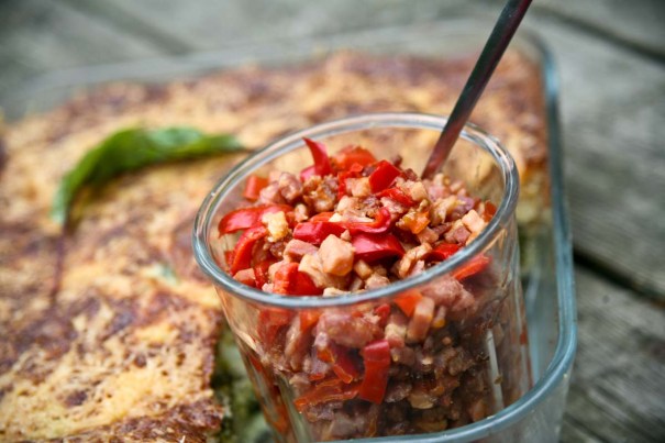 Ravfood Gratin med broccoli og 3 slags oste