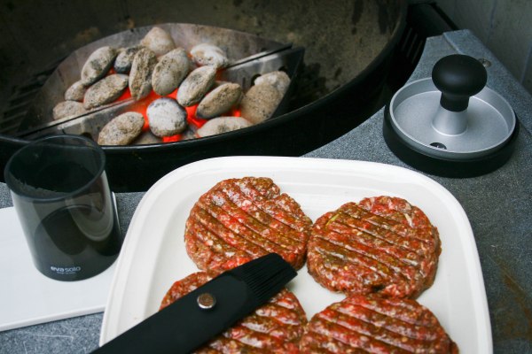 En low carb burger grill menu