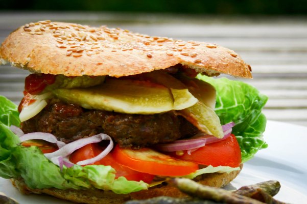 En low carb burger grill menu