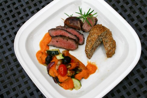 Tournedos og marineret filet af får fra Allégaarden Tournedos og marineret filet af får fra Allégaarden