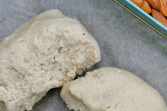 Hjemmelavet marcipan med "low carb" sirup