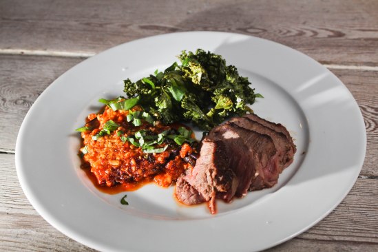 Auberginelasagne med pecorino