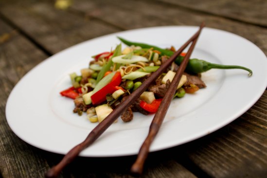 Luksuswok med oksekød