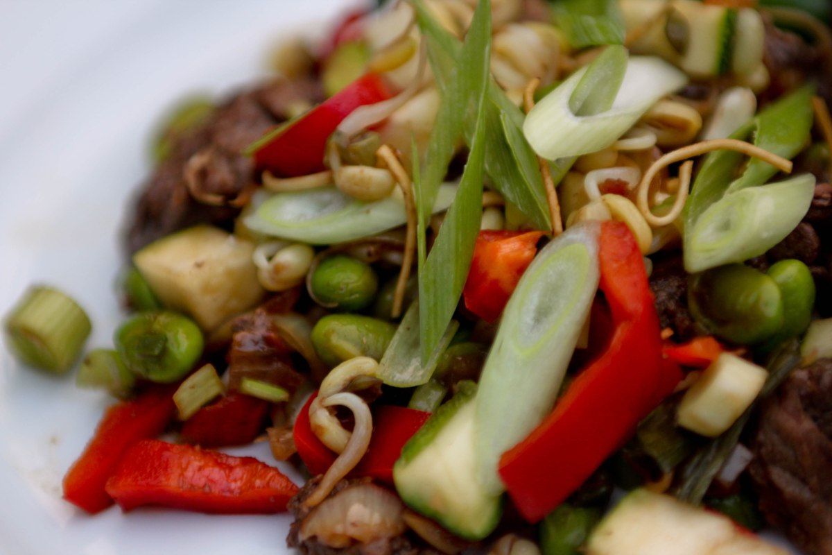 Luksuswok med oksekød