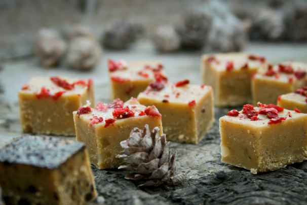 Lakrids- og vaniliefudge Lakrids- og vaniliefudge