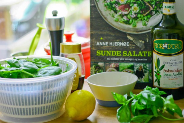 Sunde salater af Anne Hjernøe - Spinatsalat