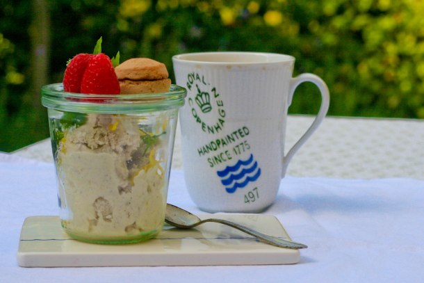 Skyr is med citron og vanilje