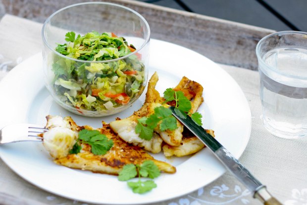 Torsk med lynstegt spidskål i fløde og parmesan-2