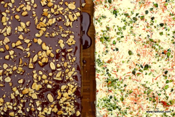 Snicker Bites med fyld af Cookie Dough