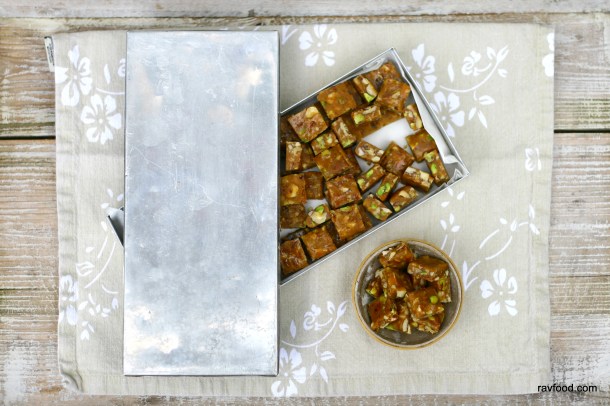 Nøddekarameller med Fibersirup