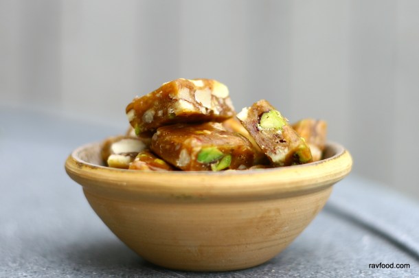 Nøddekarameller med Fibersirup