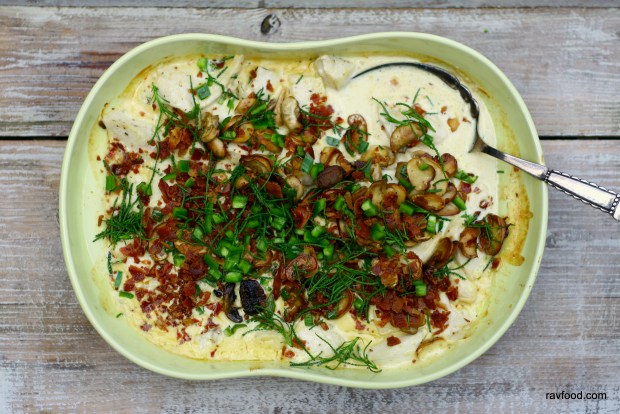 Kylling i cremet sennepssauce