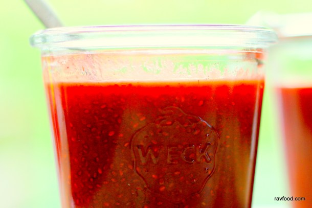 Jordbærmarmelade med vanilje og chiafrø