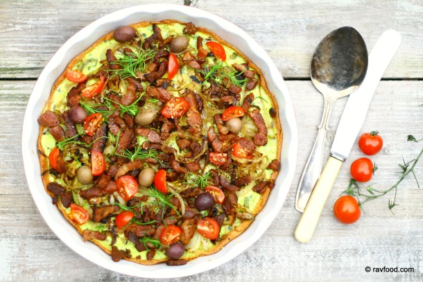 Fransk bondetærte low carb