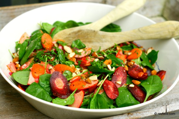 Råkost med æble og gulerødder