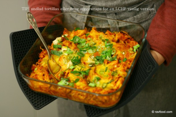 LCHF enchiladas med kylling