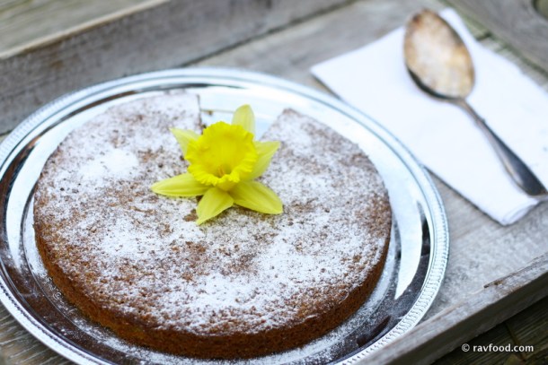 Mandelkage med appelsiner