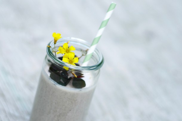 Bærshake med proteiner