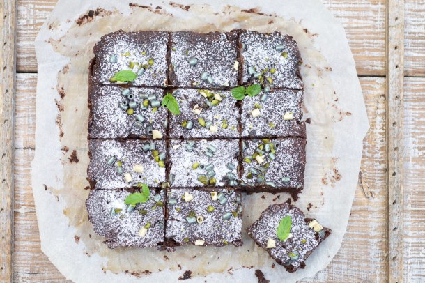 Squashchokoladekage med kanel og kardemomme