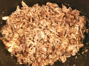 Crock-Pot Pulled chicken BBQ