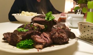 Crock-Pot oksebov i rødvin