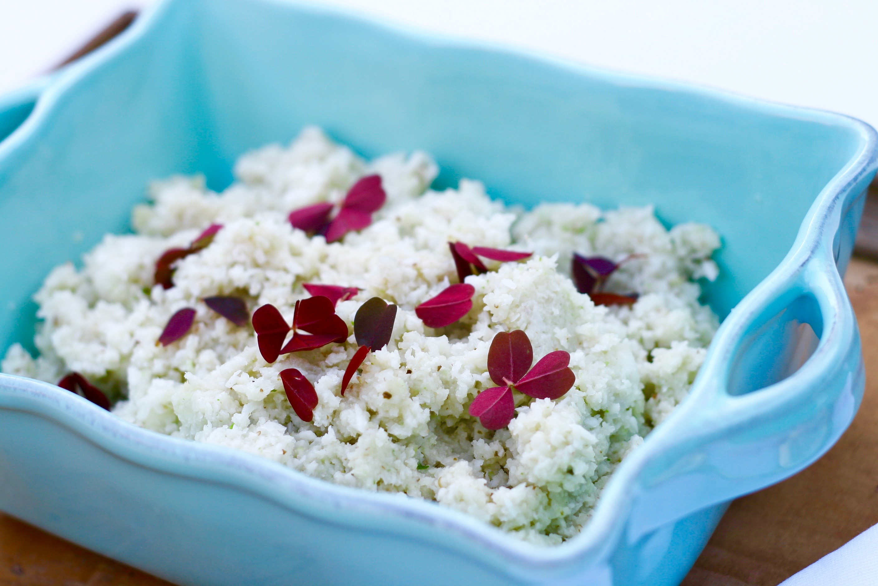 Blomkålsris med kokos og koriander – Ravfood