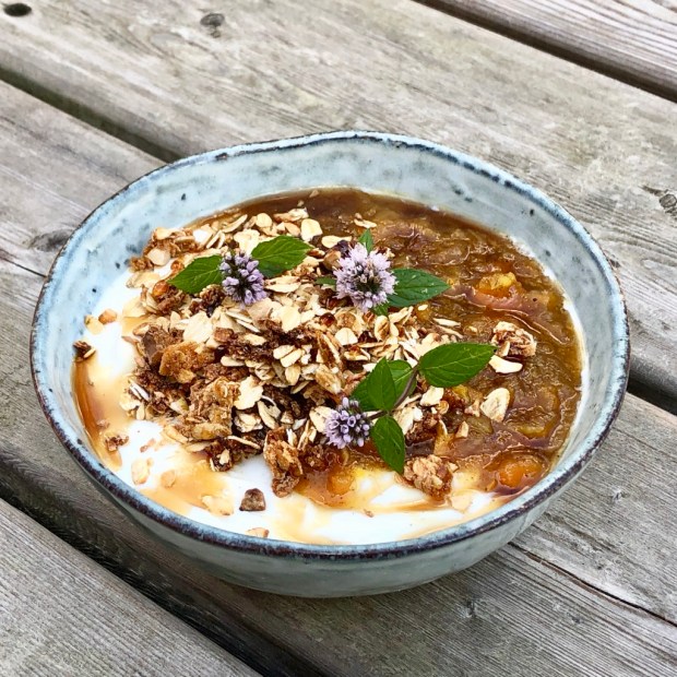 Hokkaido-æble-gulerodskompot